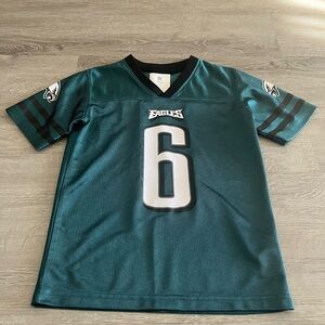 NFL Kids Teal and Black Jersey Philadelphia Eagles 6